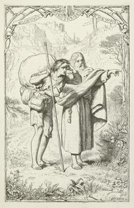 Illustrazione per Il progresso del pellegrino di John Bunyan da Henry Courtney Selous